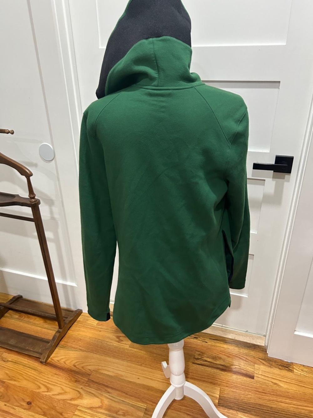 Nike TULANE Green Full-Zip Hooded Team Jacket with Logo - Picture 4 of 4